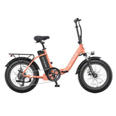 Electric Bike ENGWE L20 2.0 - Motor 750W  Battery 52V13AH 20 Inch Mechanical Disc Brake - Pink